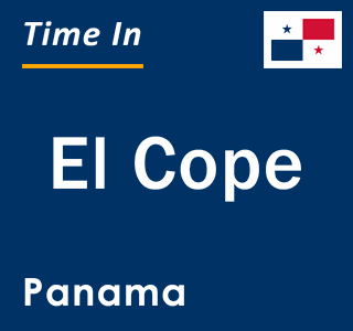 Current local time in El Cope, Panama