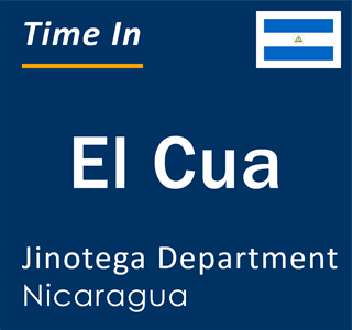 Current local time in El Cua, Jinotega Department, Nicaragua