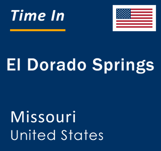 Current local time in El Dorado Springs, Missouri, United States