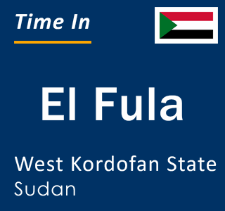 Current local time in El Fula, West Kordofan State, Sudan