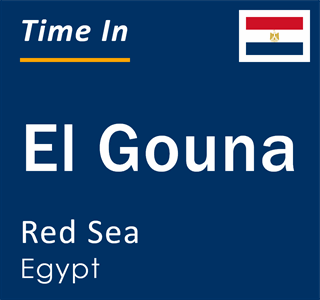 Current local time in El Gouna, Red Sea, Egypt