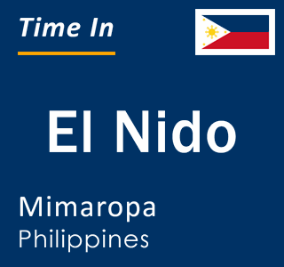 Current local time in El Nido, Mimaropa, Philippines