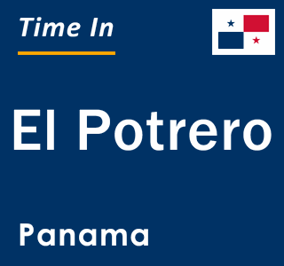 Current local time in El Potrero, Panama