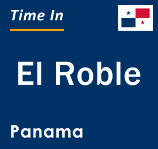 Current local time in El Roble, Panama