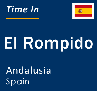 Current local time in El Rompido, Andalusia, Spain