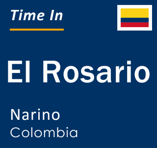 Current local time in El Rosario, Narino, Colombia