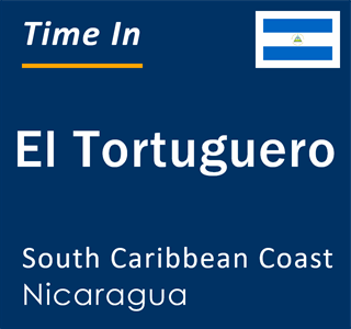 Current time in El Tortuguero, South Caribbean Coast, Nicaragua