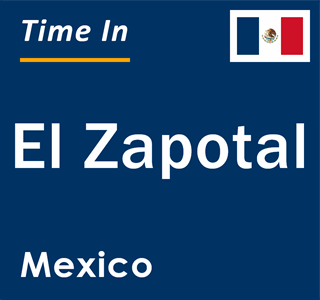 Current local time in El Zapotal, Mexico