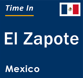 Current local time in El Zapote, Mexico