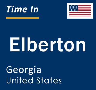 Current local time in Elberton, Georgia, United States