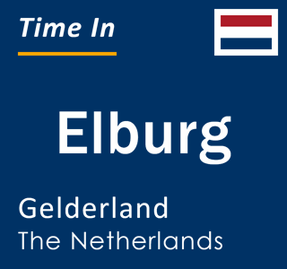 Current local time in Elburg, Gelderland, The Netherlands