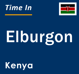 Current local time in Elburgon, Kenya