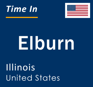 Current local time in Elburn, Illinois, United States