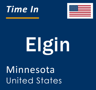 Current local time in Elgin, Minnesota, United States