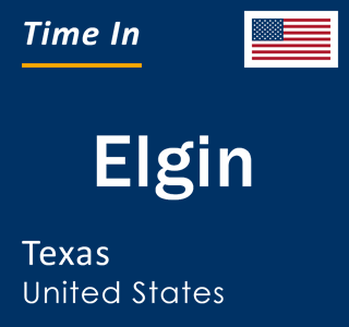 Current local time in Elgin, Texas, United States