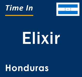 Current local time in Elixir, Honduras