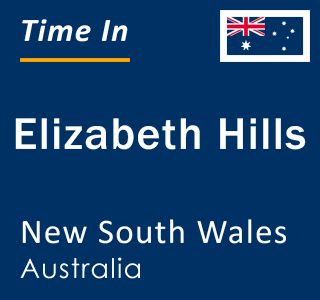 Current local time in Elizabeth Hills, New South Wales, Australia