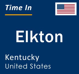 Current local time in Elkton, Kentucky, United States