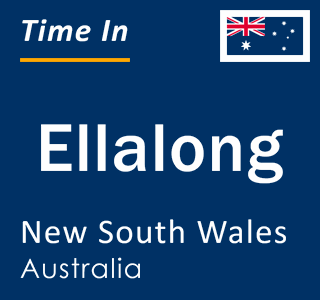 Current local time in Ellalong, New South Wales, Australia