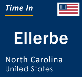 Current local time in Ellerbe, North Carolina, United States