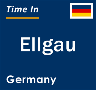 Current local time in Ellgau, Germany