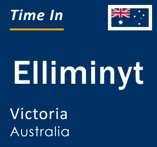 Current local time in Elliminyt, Victoria, Australia