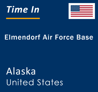 Current local time in Elmendorf Air Force Base, Alaska, United States