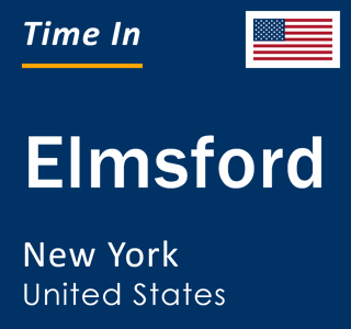 Current local time in Elmsford, New York, United States