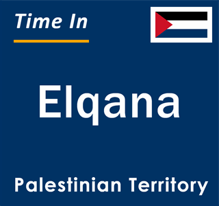 Current local time in Elqana, Palestinian Territory