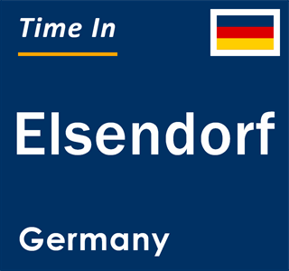 Current local time in Elsendorf, Germany