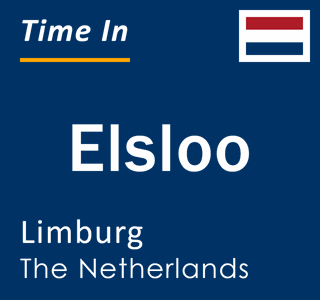 Current local time in Elsloo, Limburg, The Netherlands