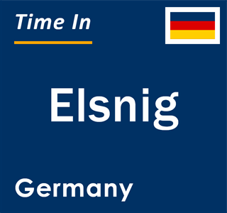 Current local time in Elsnig, Germany