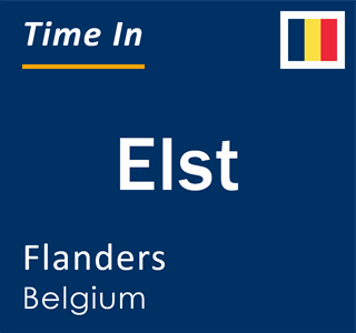 Current local time in Elst, Flanders, Belgium