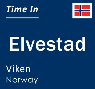 Current local time in Elvestad, Viken, Norway