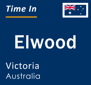 Current local time in Elwood, Victoria, Australia