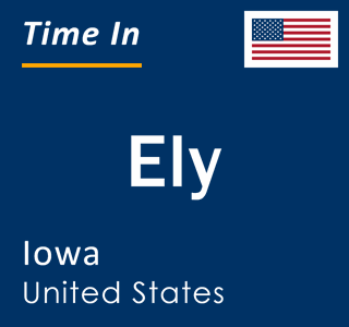 Current local time in Ely, Iowa, United States