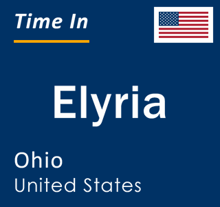 Current time in Elyria, Ohio, United States