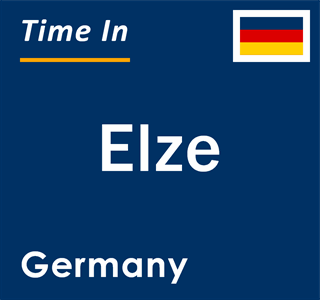 Current local time in Elze, Germany