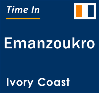 Current local time in Emanzoukro, Ivory Coast