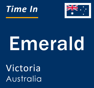 Current local time in Emerald, Victoria, Australia
