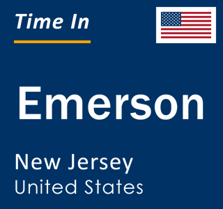 Current local time in Emerson, New Jersey, United States