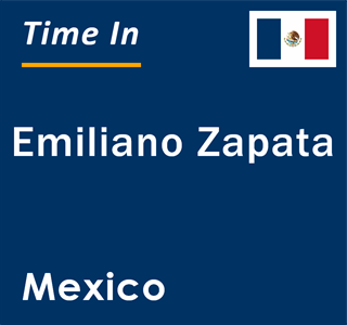 Current local time in Emiliano Zapata, Mexico