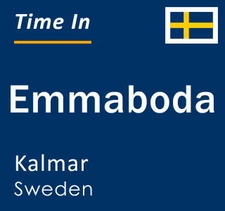 Current local time in Emmaboda, Kalmar, Sweden