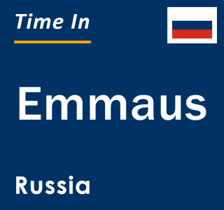 Current local time in Emmaus, Russia