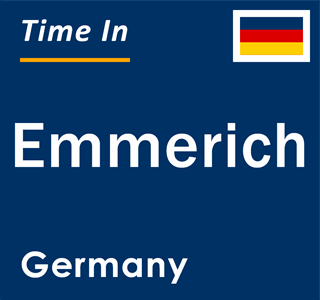 Current local time in Emmerich, Germany