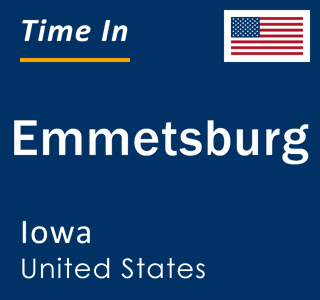 Current local time in Emmetsburg, Iowa, United States