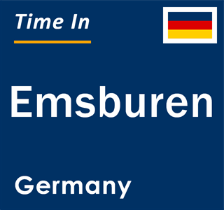 Current local time in Emsburen, Germany