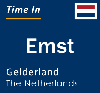 Current local time in Emst, Gelderland, The Netherlands