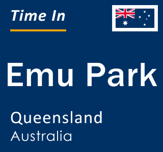 Current local time in Emu Park, Queensland, Australia