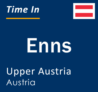 Current local time in Enns, Upper Austria, Austria